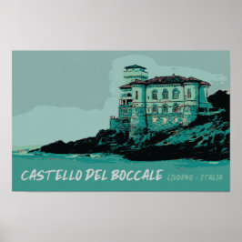 Burg Boccale, Toskana-Sehenswürdigkeit, Italien Poster