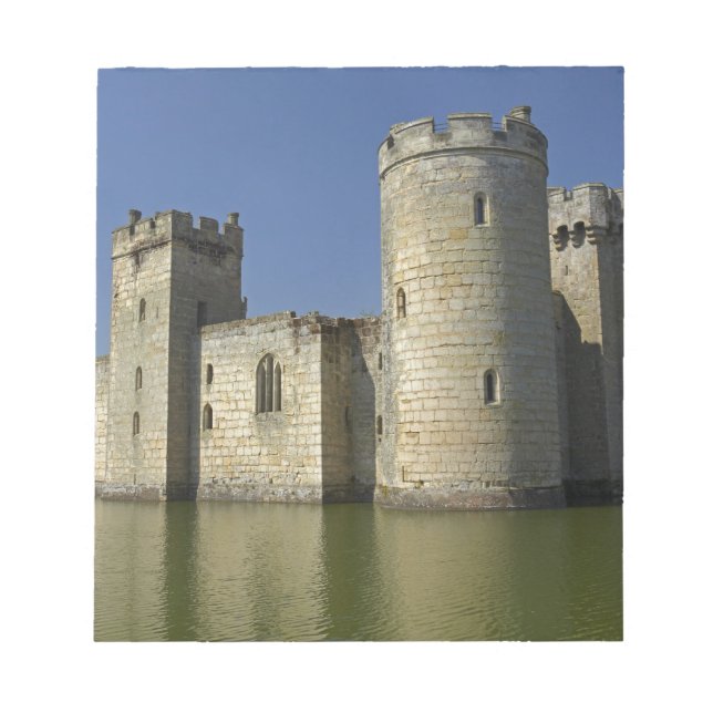 Burg Bodiam (1385), in Moat, Ost Notizblock (Vorderseite)