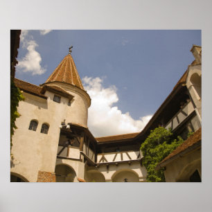 Burg Bran Castle aus dem 13. Jahrhundert (Burg der Poster