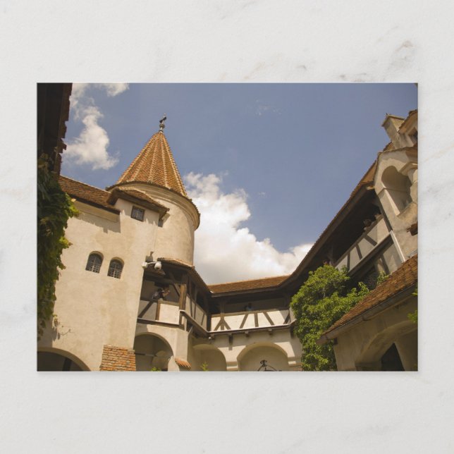 Burg Bran Castle aus dem 13. Jahrhundert (Burg Dra Postkarte (Vorderseite)