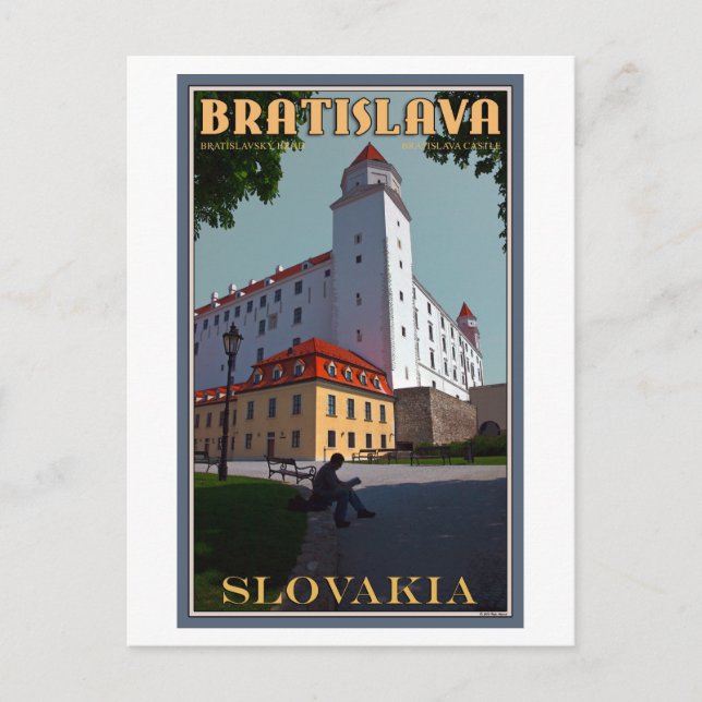 Burg Bratislava Postkarte (Vorderseite)