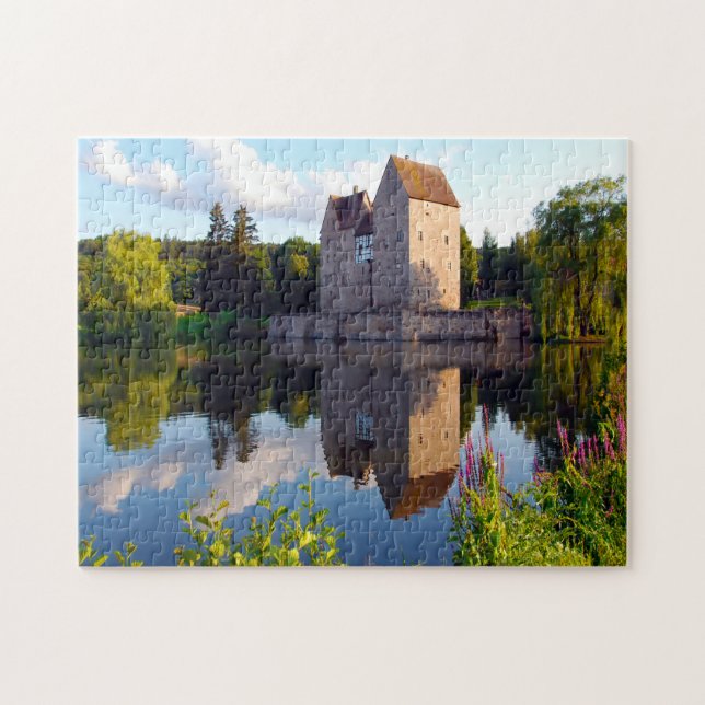 Burg Brennhausen Deutschland. Puzzle (Horizontal)