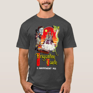 Burg Brigantine Highlights Pier Spuk Haus T-Shirt