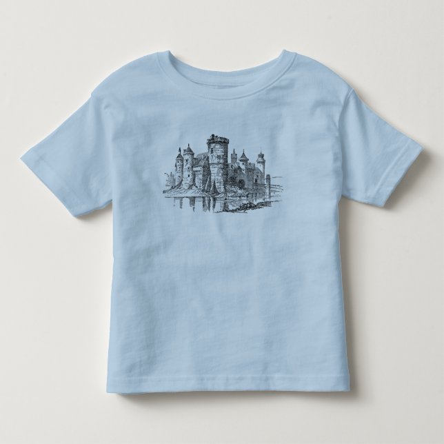 Burg Burg Shirt Kid (Vorderseite)