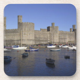 Burg Caernarfon, Gwynedd, Wales (RF) Untersetzer