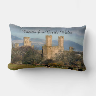 Burg Caernarfon Wales. Lendenkissen