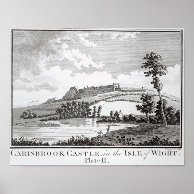 Burg Carisbrook, auf der Isle of Wight Poster (Vorne)