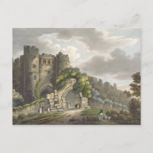 Burg Carisbrook, aus der "Isle of Wight Illustr Postkarte