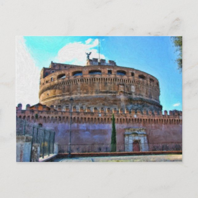 Burg Castel Sant'Angelo Postkarte (Vorderseite)