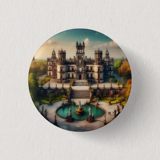 Burg Chapultepec Button (Vorderseite)