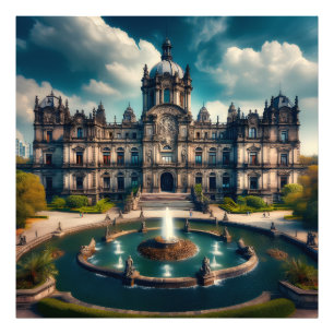 Burg Chapultepec Fotodruck