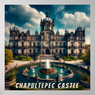 Burg Chapultepec Poster