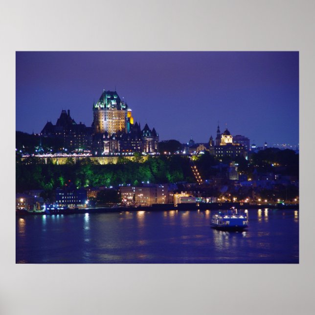 Burg Chateau Frontenac Poster (Vorne)