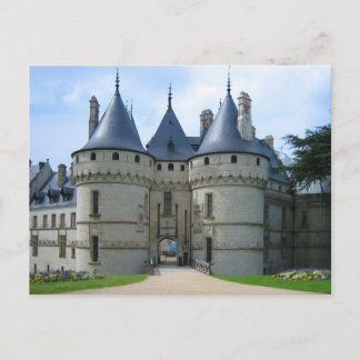 Burg Chaumont auf Loire Postkarte
