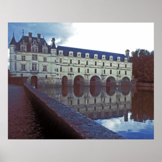 Burg Chenonceau Poster