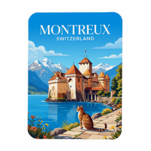 Burg Chillon Schweiz Magnet