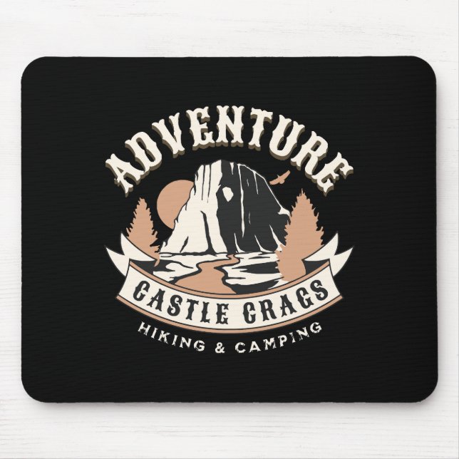 Burg Crags Staat Park/Garten: Mousepad (Vorne)