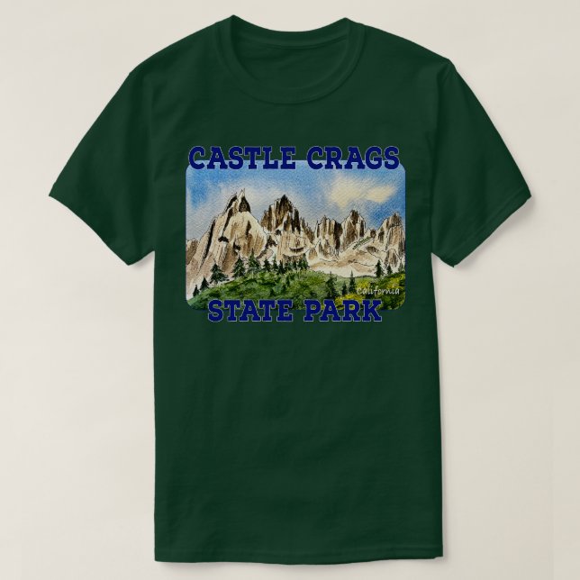 Burg Crags Staat Park/Garten: T-Shirt (Design vorne)