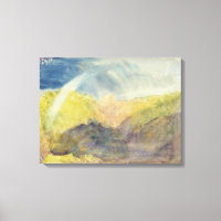 Burg Crichton (Berglandschaft mit Regen