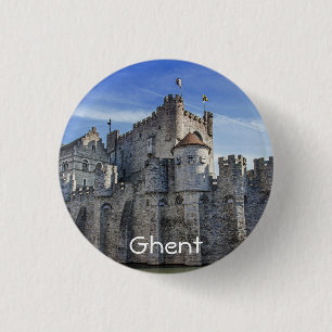 Burg der Grafen in Gent Button