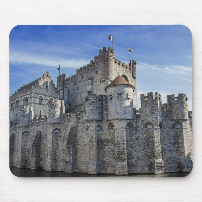 Burg der Grafen in Gent Mousepad (Vorne)