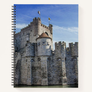 Burg der Grafen in Gent Notizbuch