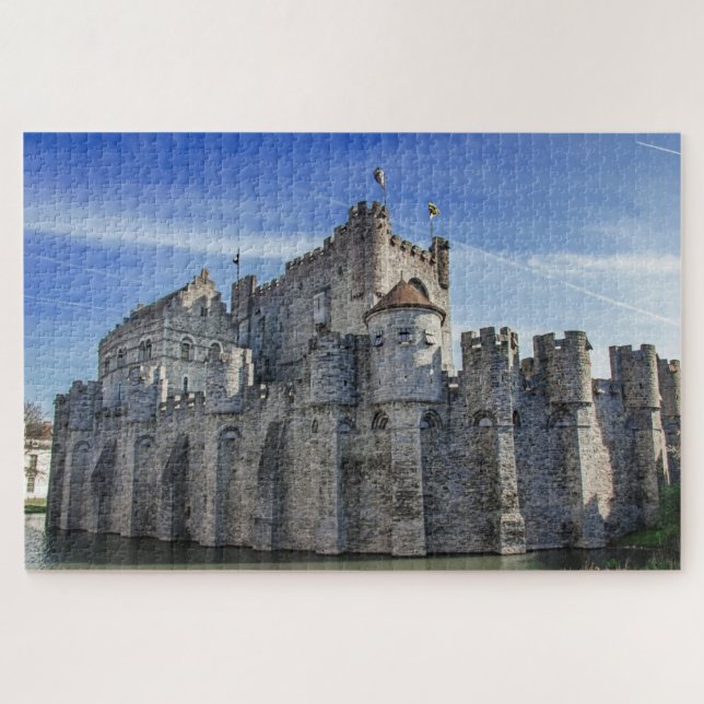 Burg der Grafen in Gent Puzzle (Horizontal)