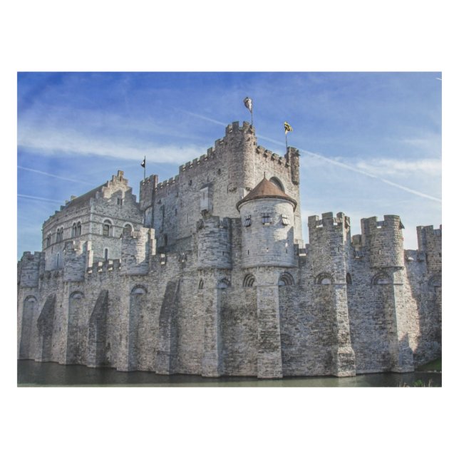 Burg der Grafen in Gent. Tischdecke (Vorderseite (Horizontal))
