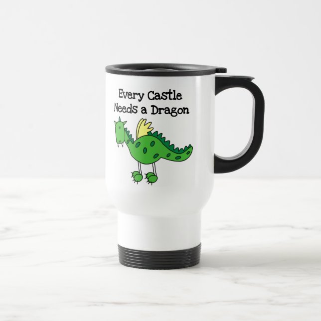 Burg Drache Reisebecher (Rechts)