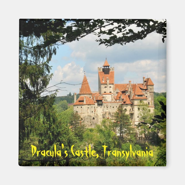 Burg Dracula in Siebenbürgen, Rumänien Magnet (Vorne)