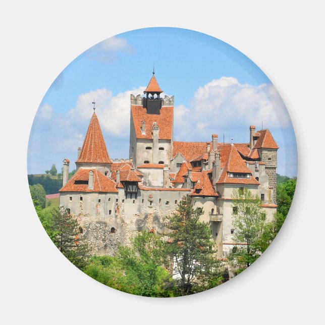Burg Dracula in Siebenbürgen, Rumänien Magnet (Vorne)