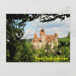 Burg Dracula in Siebenbürgen, Rumänien Postkarte