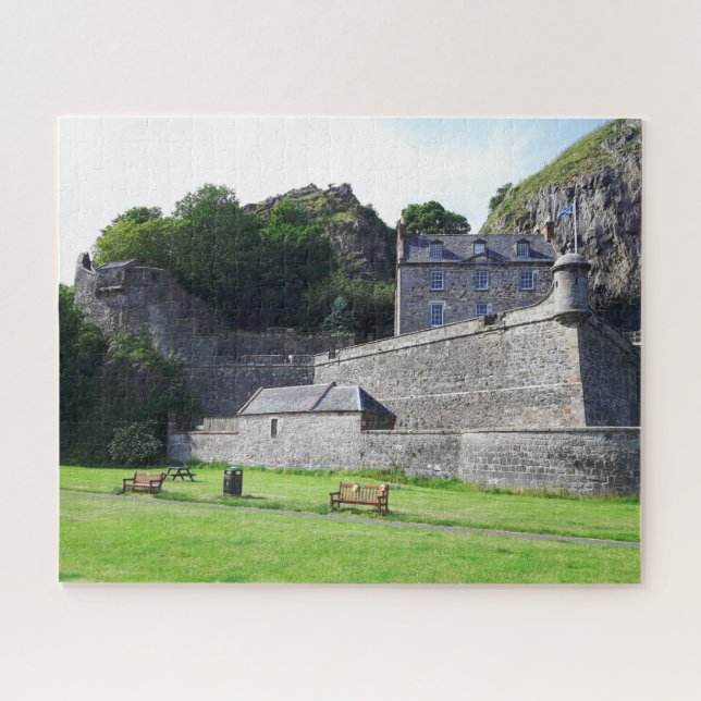 Burg Dumbarton, Felsweg Dumbarton/Schottland Puzzle (Horizontal)