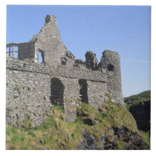 Burg Dunluce nahe Bushmills und Portrush, 3 Fliese