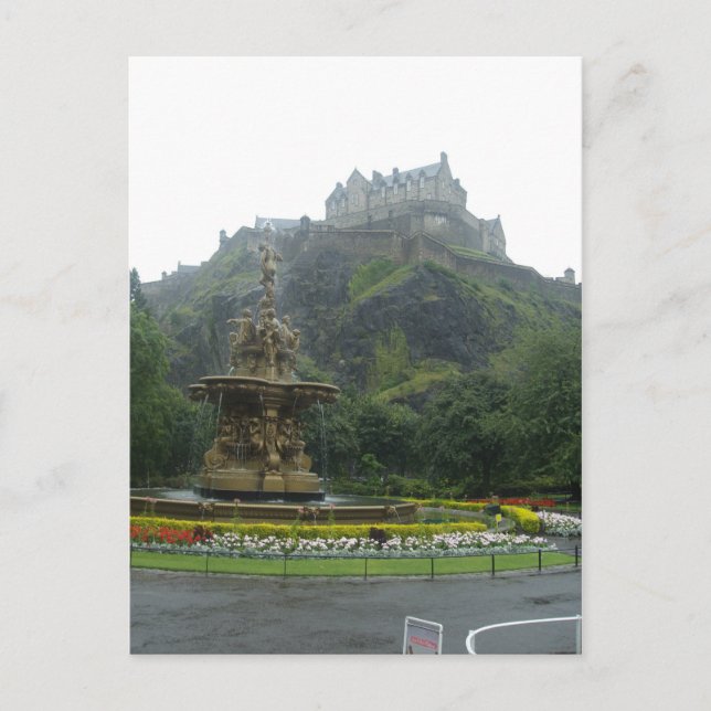 Burg Edinburgh Postkarte (Vorderseite)