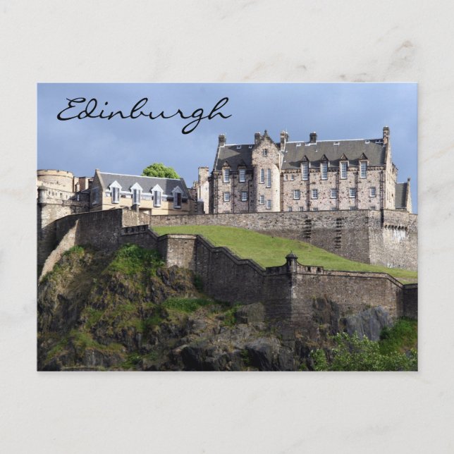 Burg Edinburgh Postkarte (Vorderseite)