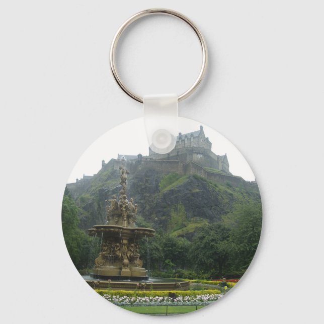 Burg Edinburgh Schlüsselanhänger (Vorderseite)