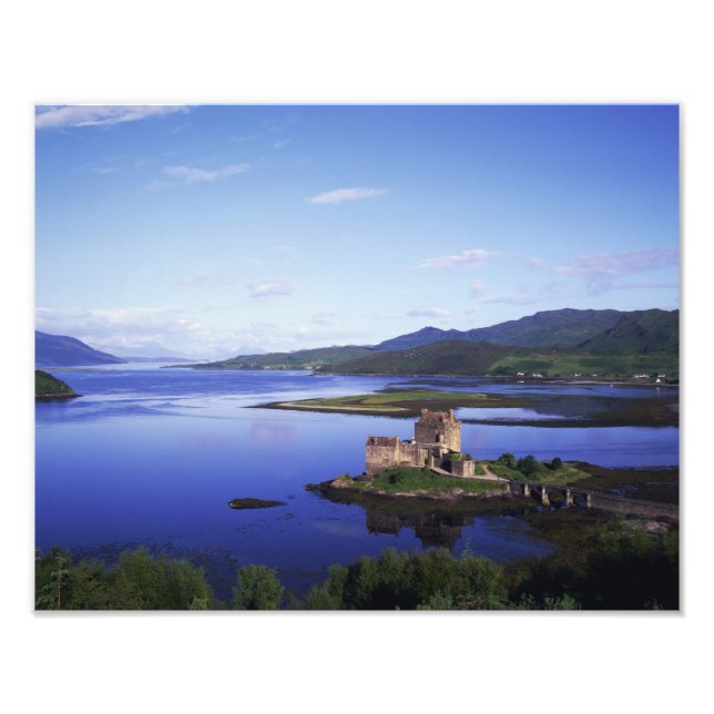Burg Eilean Donan, Dornie, Highlands, Fotodruck (Vorne)