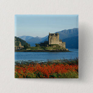 Burg Eilean Donan, Highlands, Schottland 3 Button