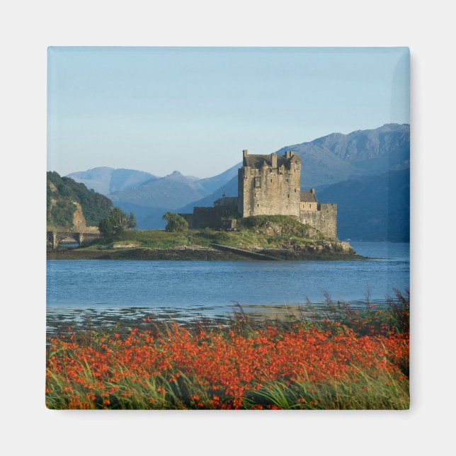 Burg Eilean Donan, Highlands, Schottland 3 Magnet (Vorne)