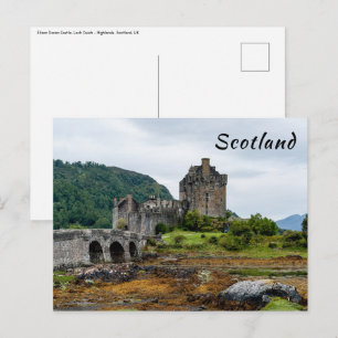 Burg Eilean Donan, Loch Duich - Schottland, Großbr Postkarte