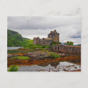 Burg Eilean Donan Postcard Postkarte