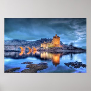 Burg Eilean Donan Poster