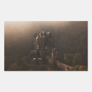 Burg-Eltz-Burg Rechteckiger Aufkleber