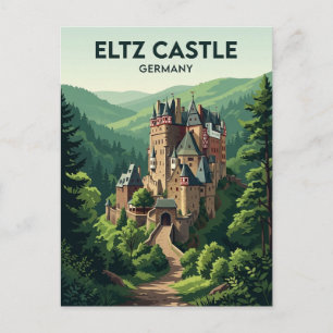 Burg Eltz Deutschland Postkarte