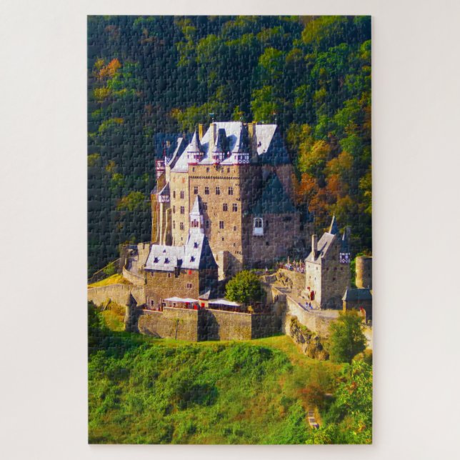 Burg Eltz Deutschland. Puzzle (Vertikal)
