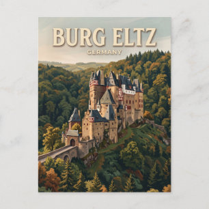 Burg Eltz Wierschem Deutschland Postkarte