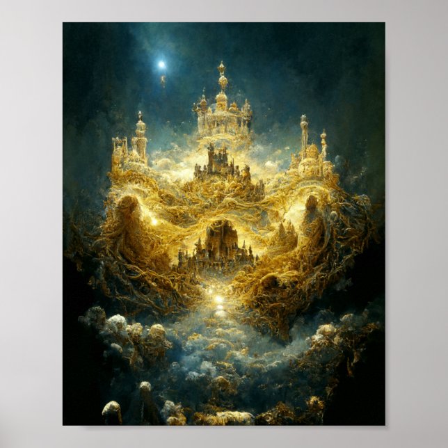 Burg Ethereal Poster (Vorne)