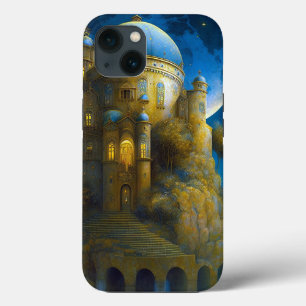 Burg Fantasy Moon Landschaft Case-Mate iPhone Hülle