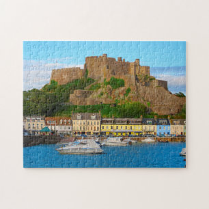 Burg Festung góry Jersey Puzzle